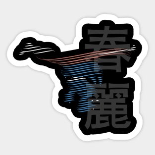 Chun Li Street Fighter Sticker